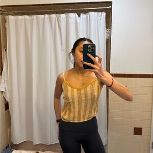 yellow American eagle top